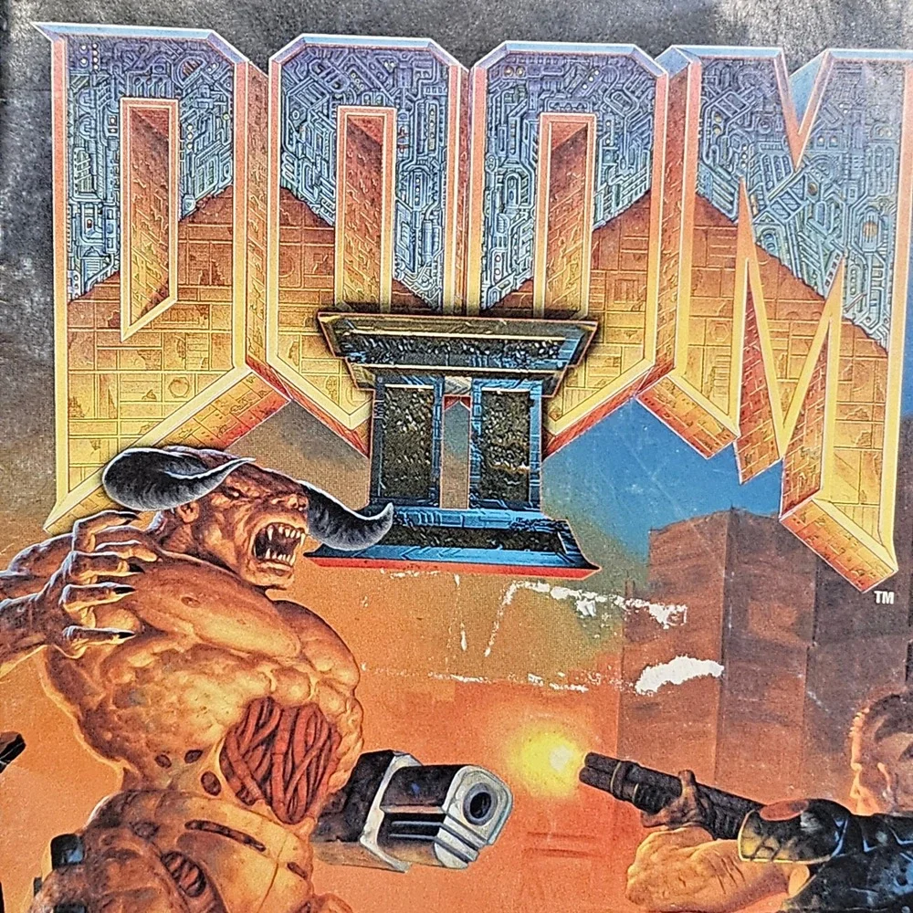 id Software DOOM II Instruction Manual PC 1994 Vintage Hell on Earth Booklet